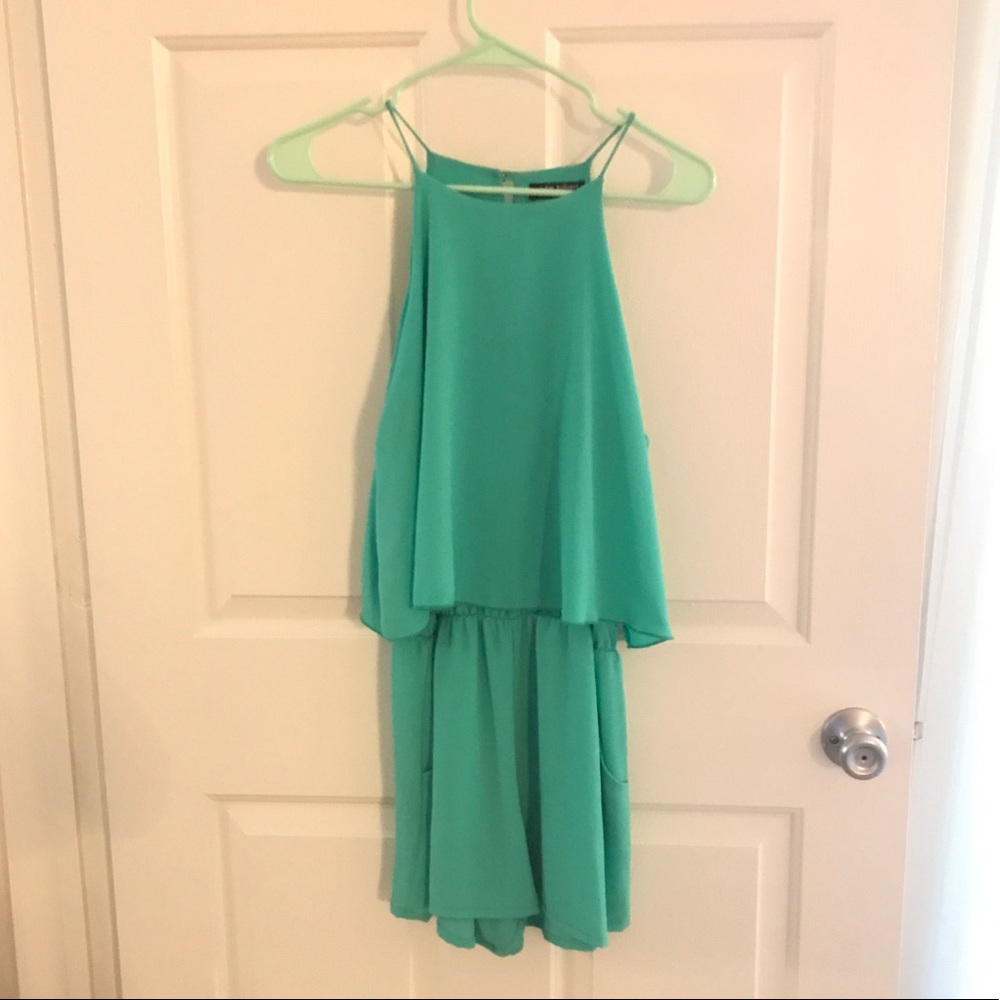 Green Romper (Julie Billiart) Sz. L